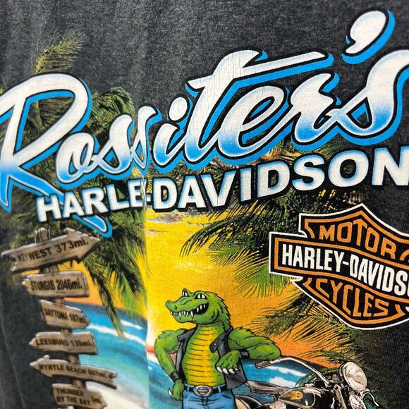 Rossiter's Harley Davidson, Motor Cycles, Tank Top for Men, Size Large - Picture 8 of 11